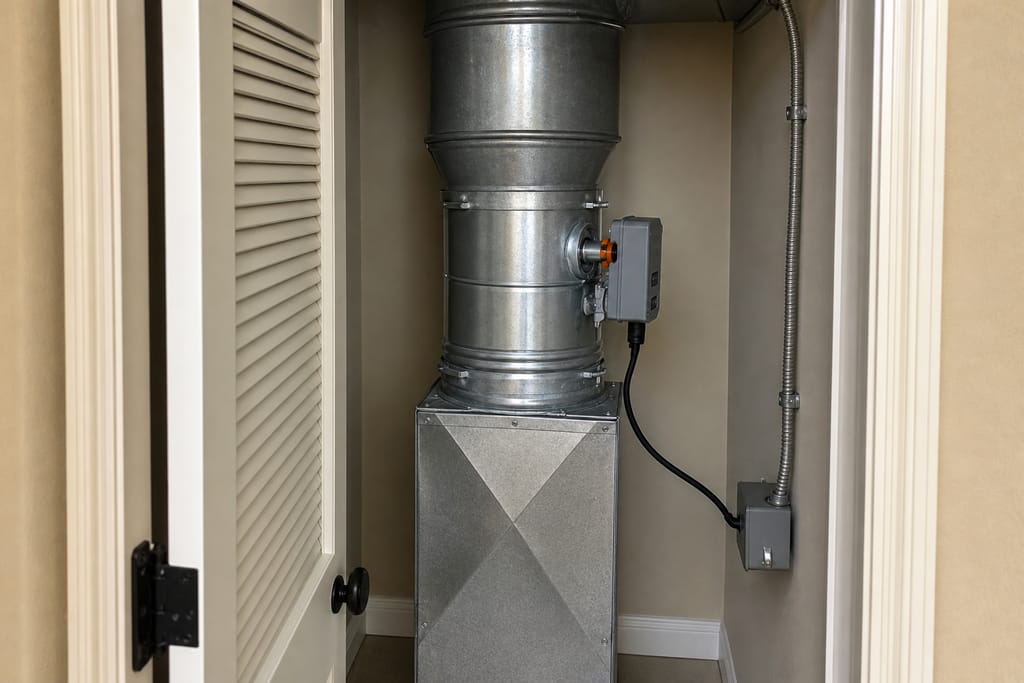 Zoning dampers with smart control photo